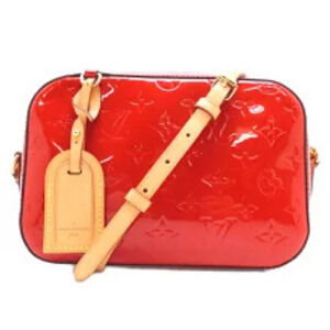 Louis Vuitton Vernis Santa Monica Shoulder Bag Red